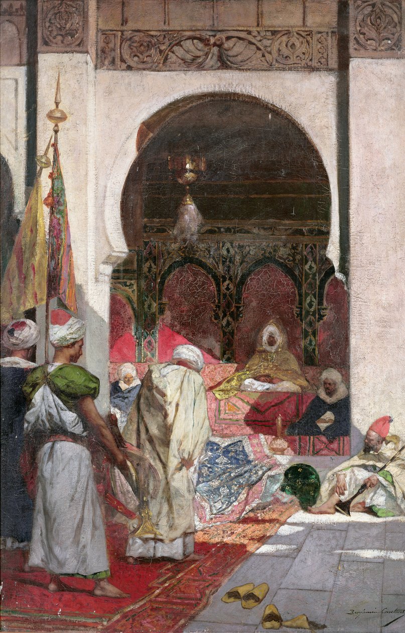 En herres tilstedeværelse, 1800-tallet, af Jean Joseph Benjamin Constant