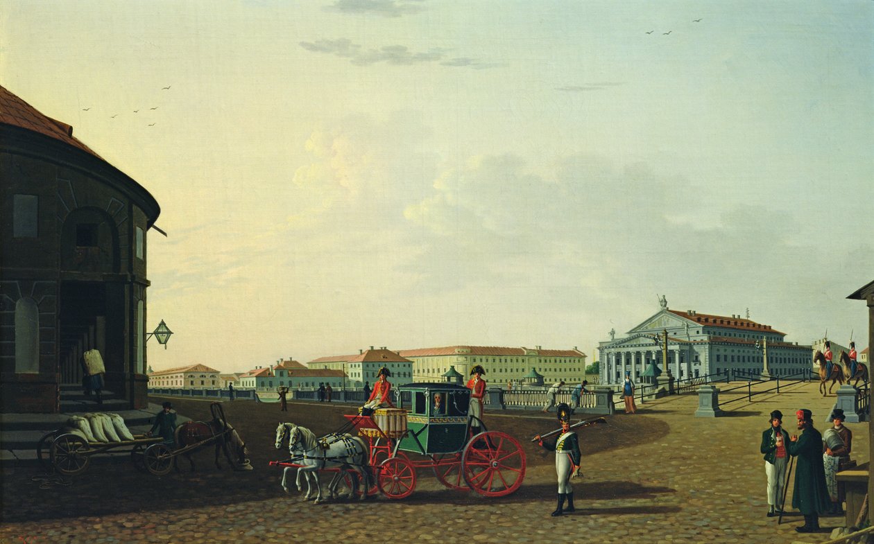 Bolshoi-teatret i Skt. Petersborg, 1802 af Benjamin Patersson