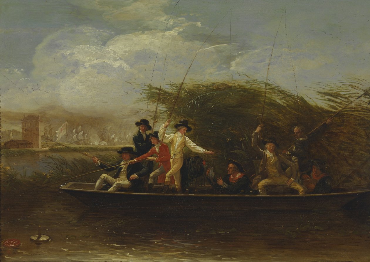 Herrer Fiskeri af Benjamin West