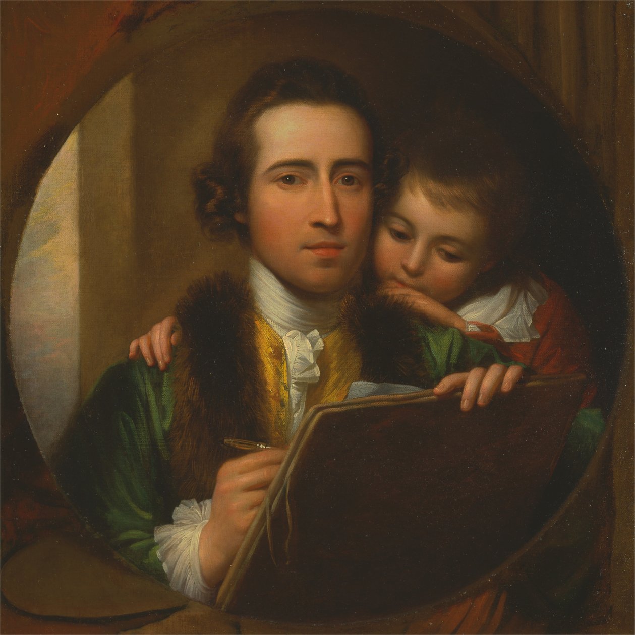 Kunstneren og hans søn Raphael af Benjamin West
