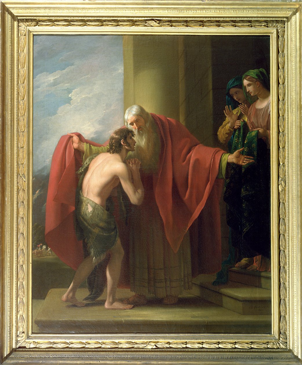 Den fortabte søns tilbagevenden, 1772 af Benjamin West