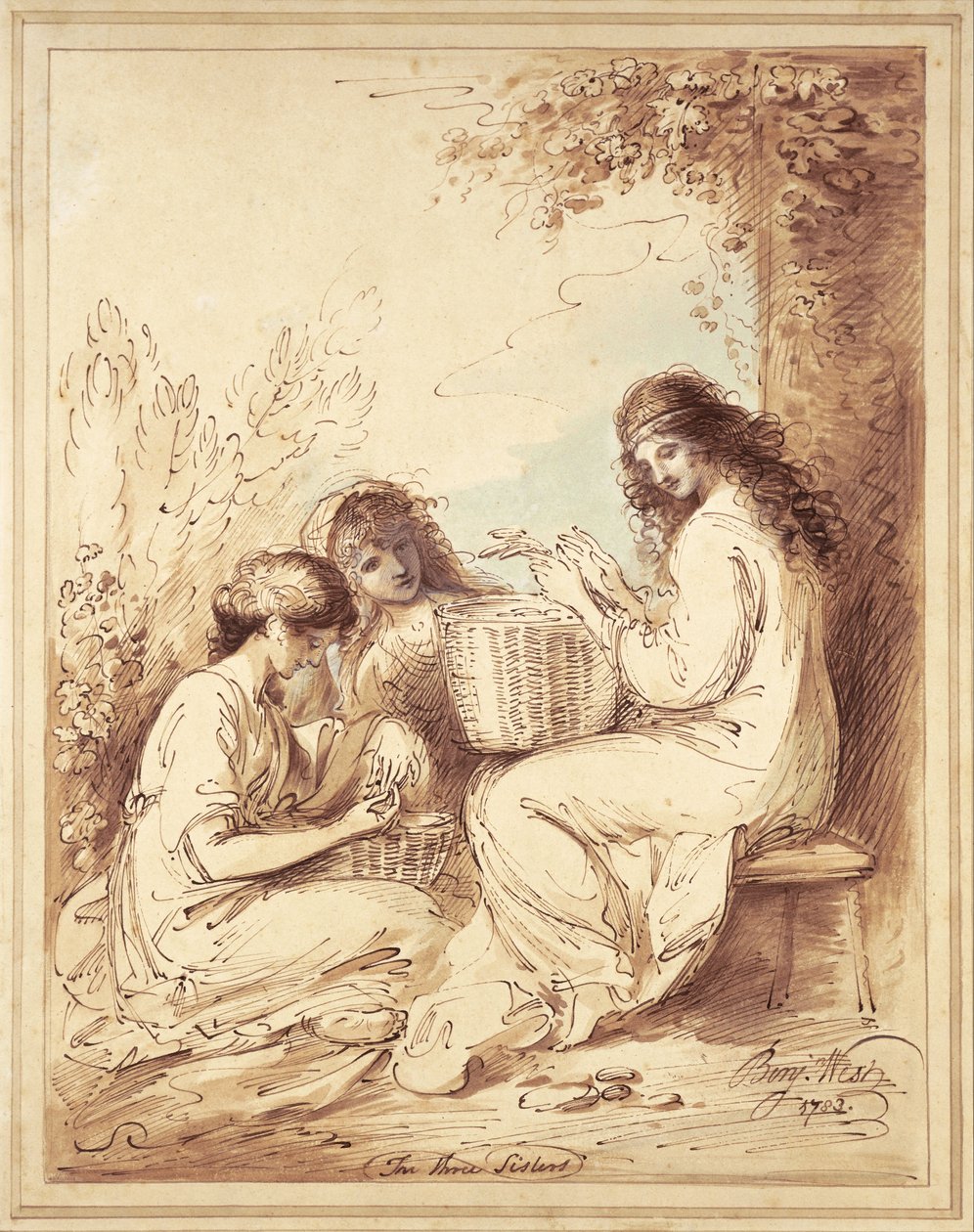 De tre søstre af Benjamin West