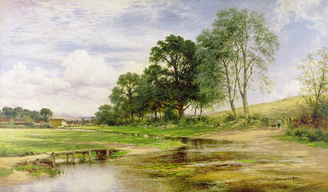Ved Mead and Stream, 1893 af Benjamin Williams Leader