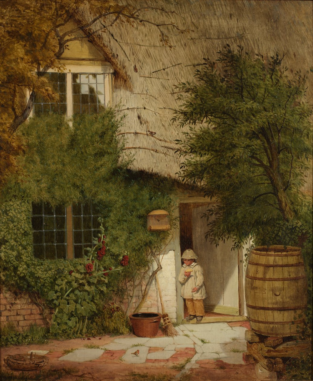 Den venlige Robin, 1856 af Benjamin Williams Leader