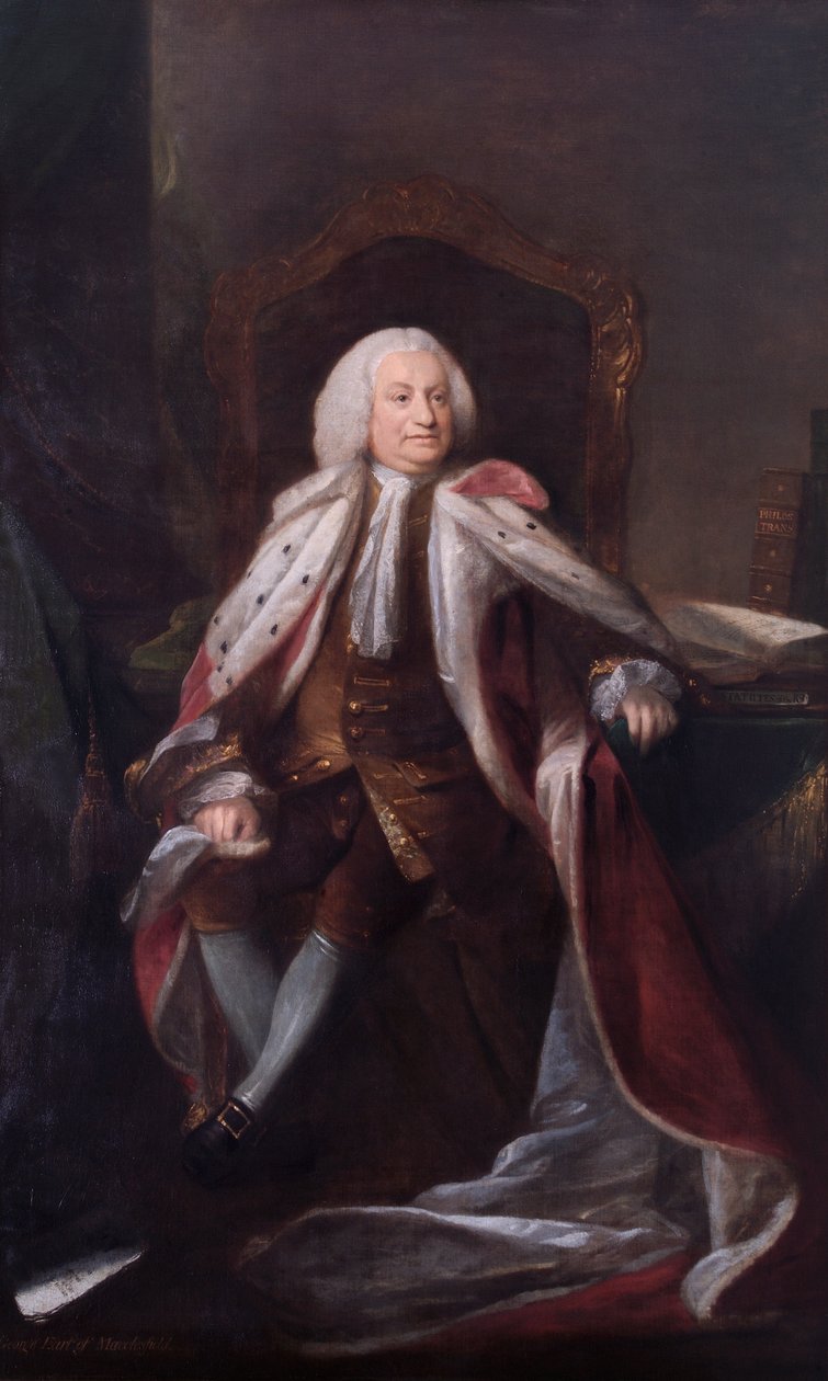 George Parker, 2. jarl af Macclesfield af Benjamin Wilson