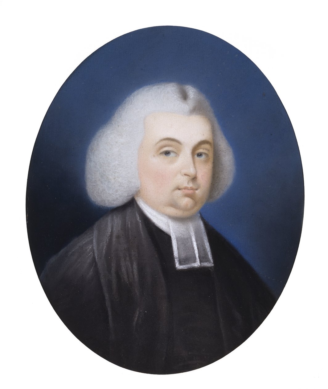 Portræt af pastor James Diman af Benjamin Blyth