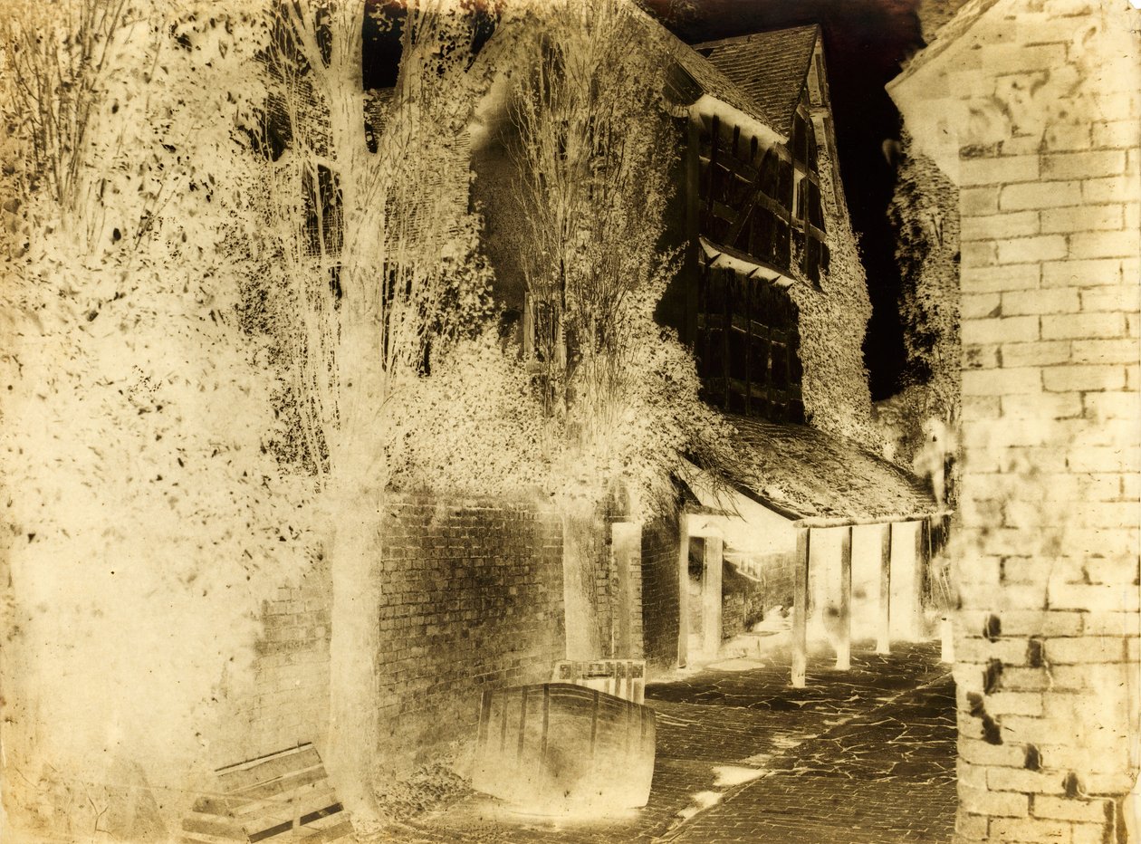 Landgård, muligvis Bredicot, 1852-54. af Benjamin Brecknell Turner
