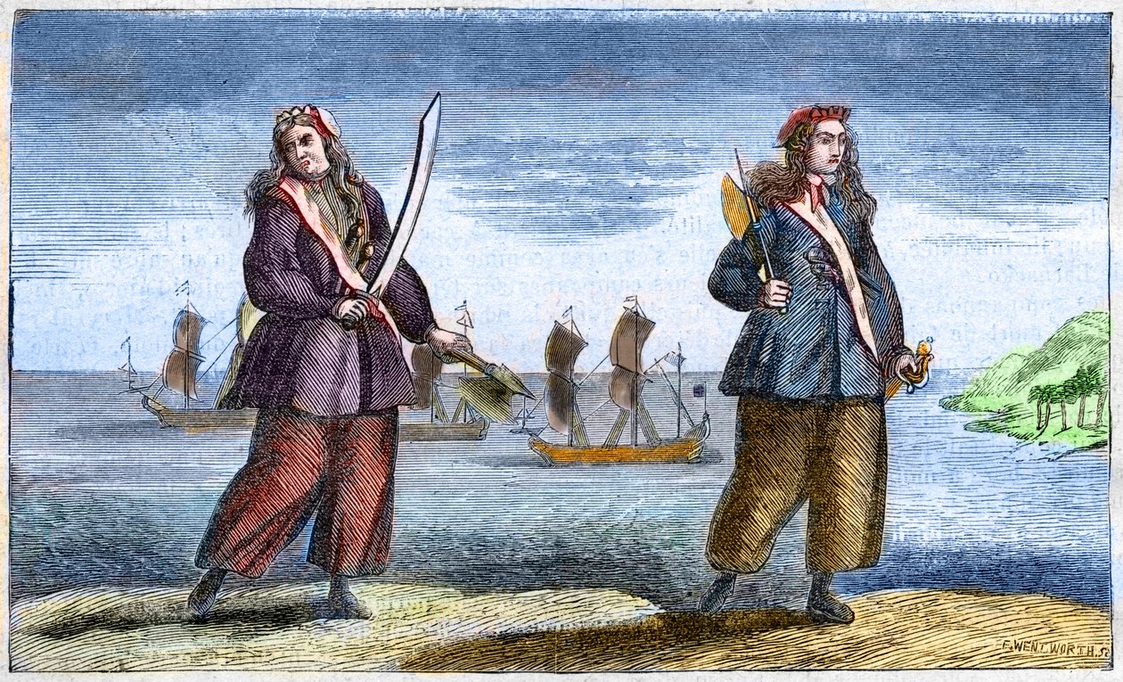 Anne Bonny og Mary Read af Benjamin Cole