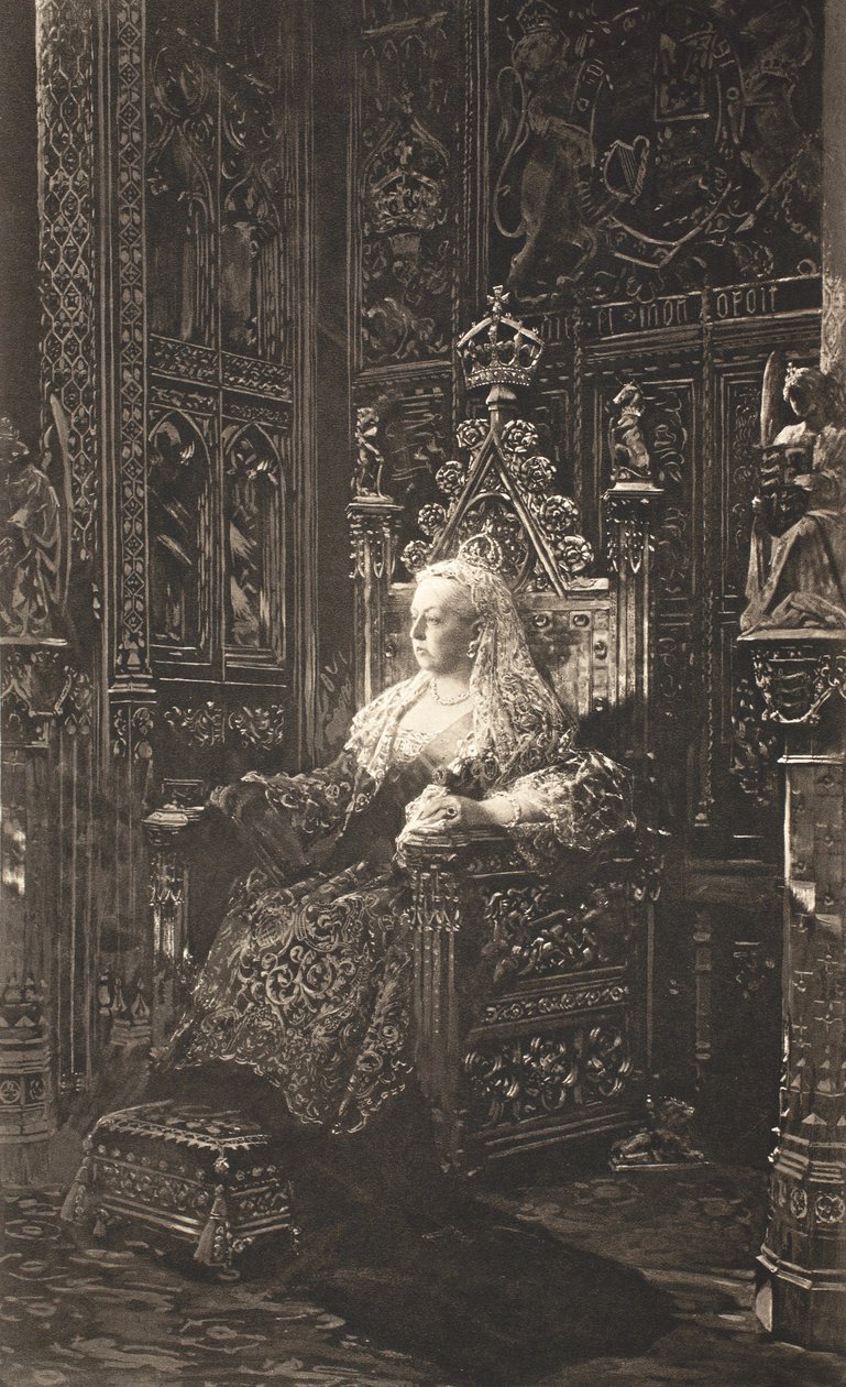 Dronning Victoria, 1901. af Benjamin Constant