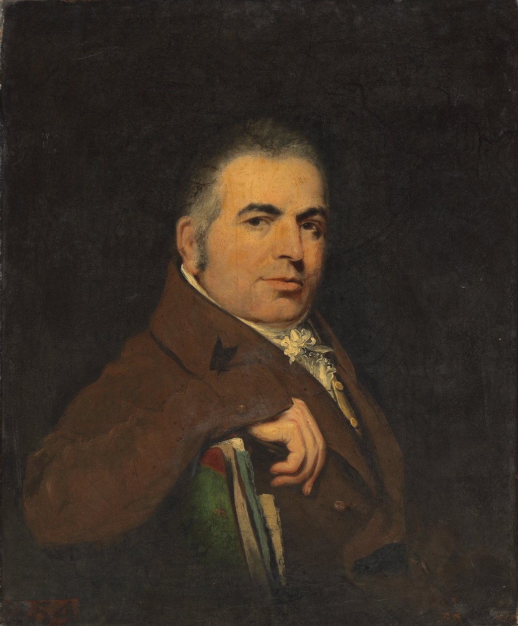 Portræt af en kunstner af Benjamin Duterrau