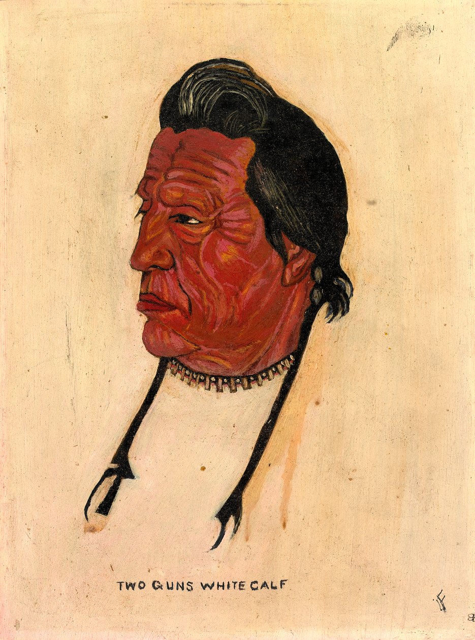Two Guns White Calf, n.d. af Benjamin H. Frayser