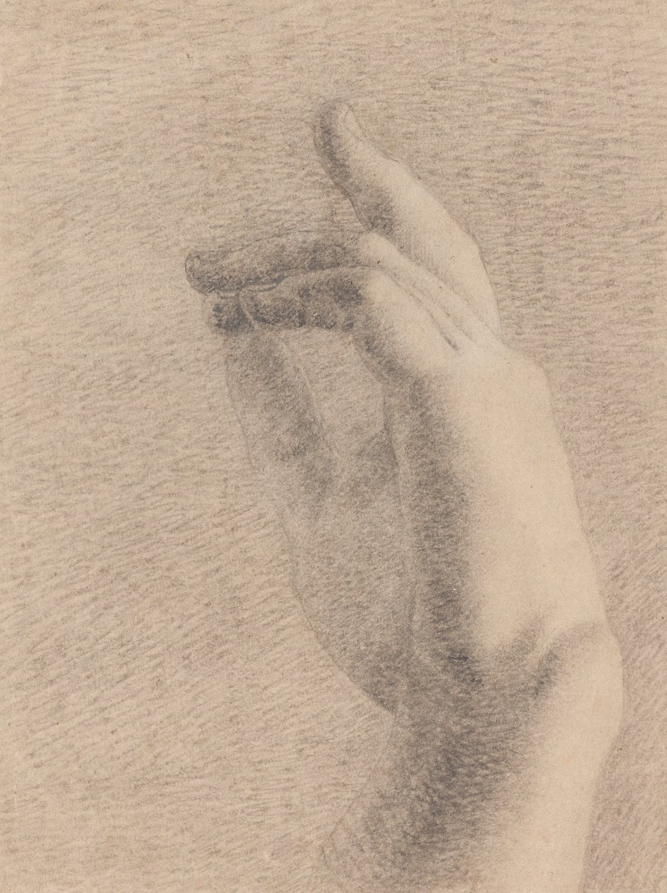 Studie af en hånd [recto] af Benjamin Robert Haydon