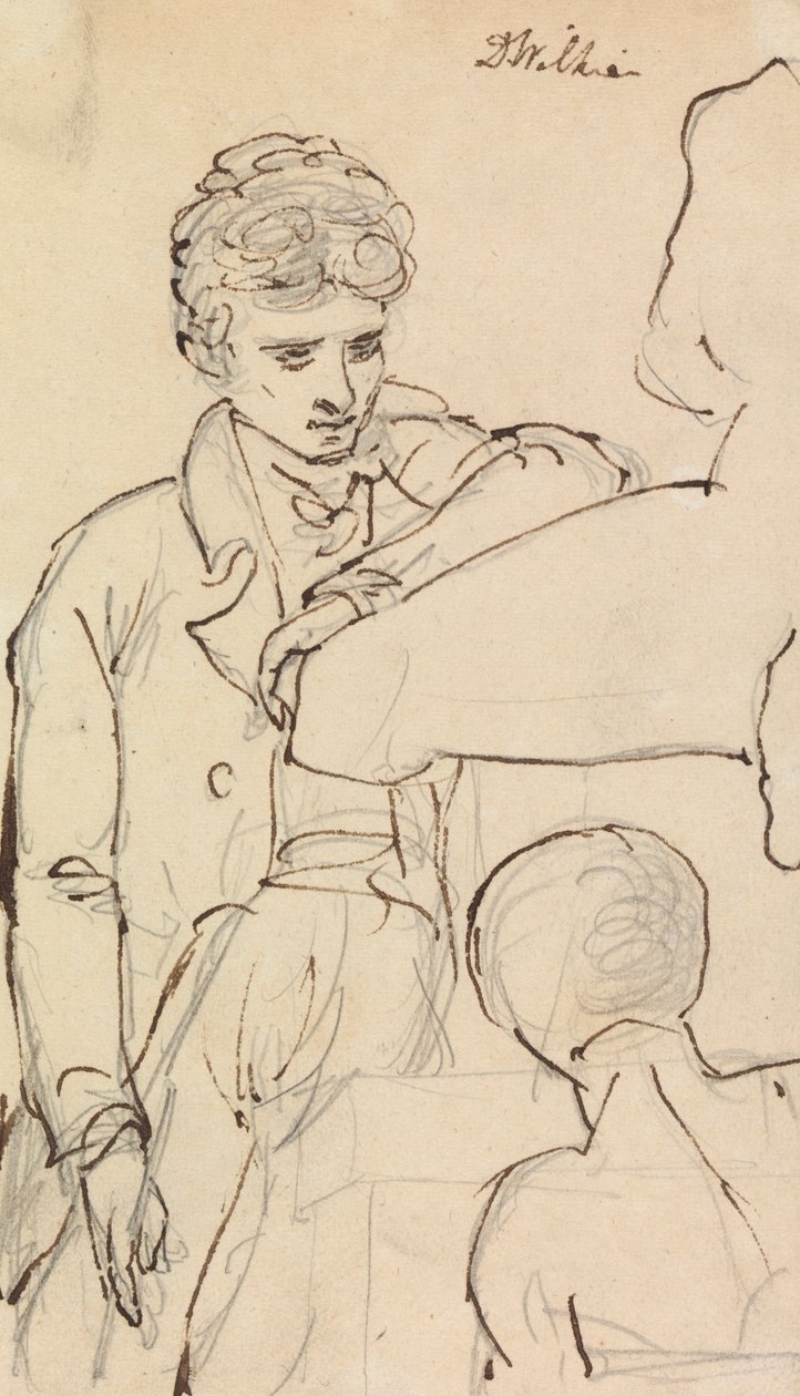 Studie af en mand af Benjamin Robert Haydon