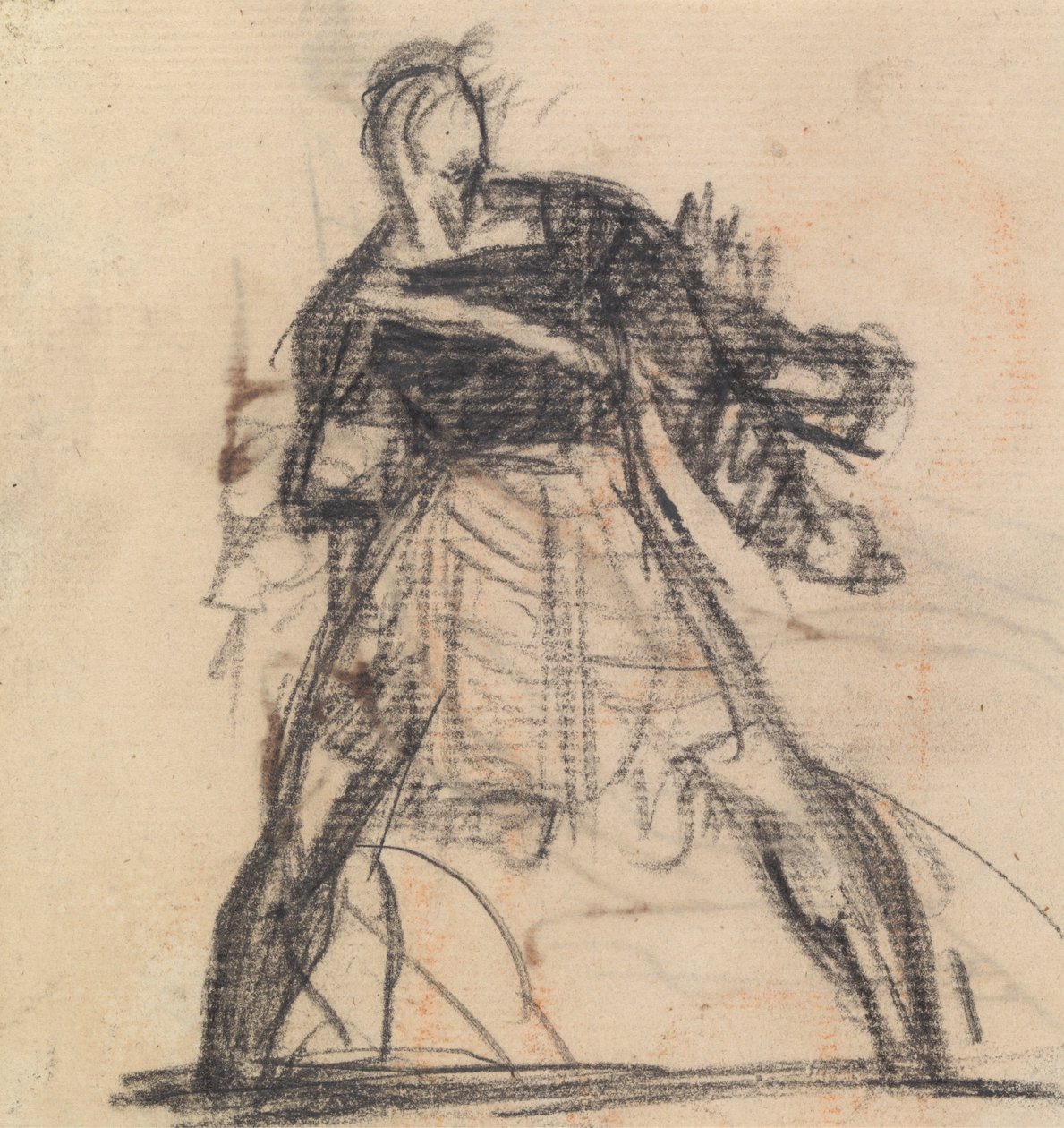 Studie af en soldat af Benjamin Robert Haydon