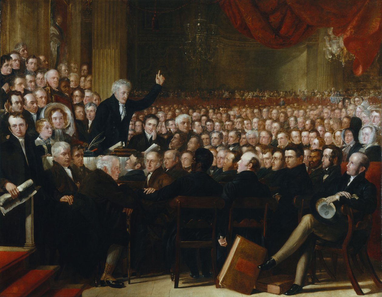 Konventionen mod Slaverisamfundet af Benjamin Robert Haydon