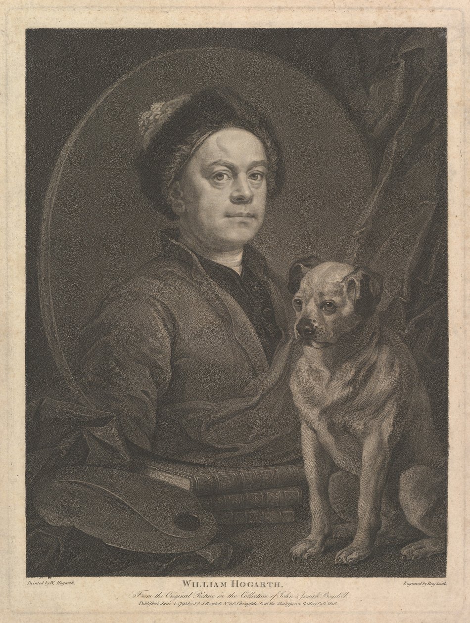 William Hogarth, 7. juni 1795. af Benjamin Smith