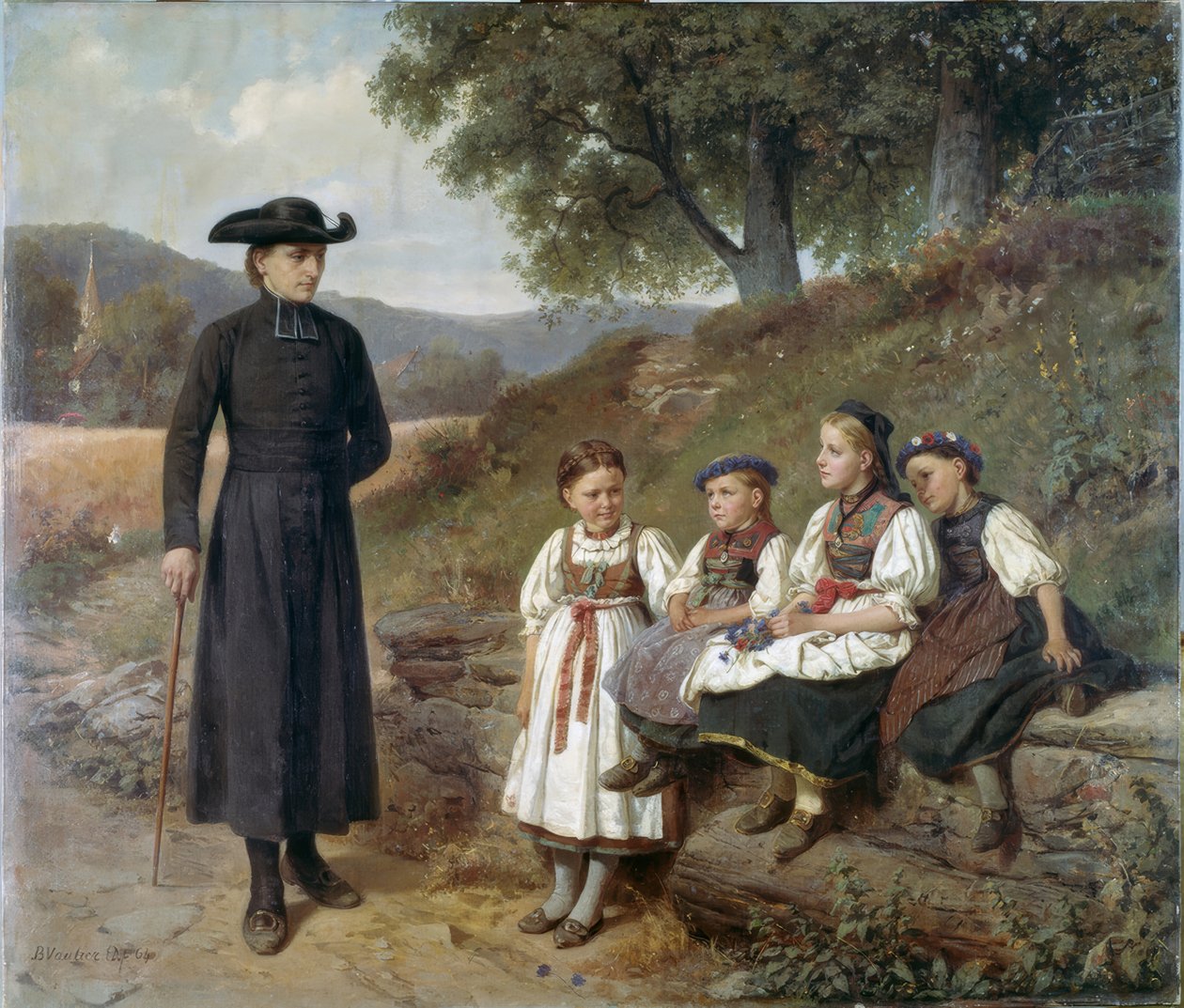 Sommersøndag af Benjamin Vautier