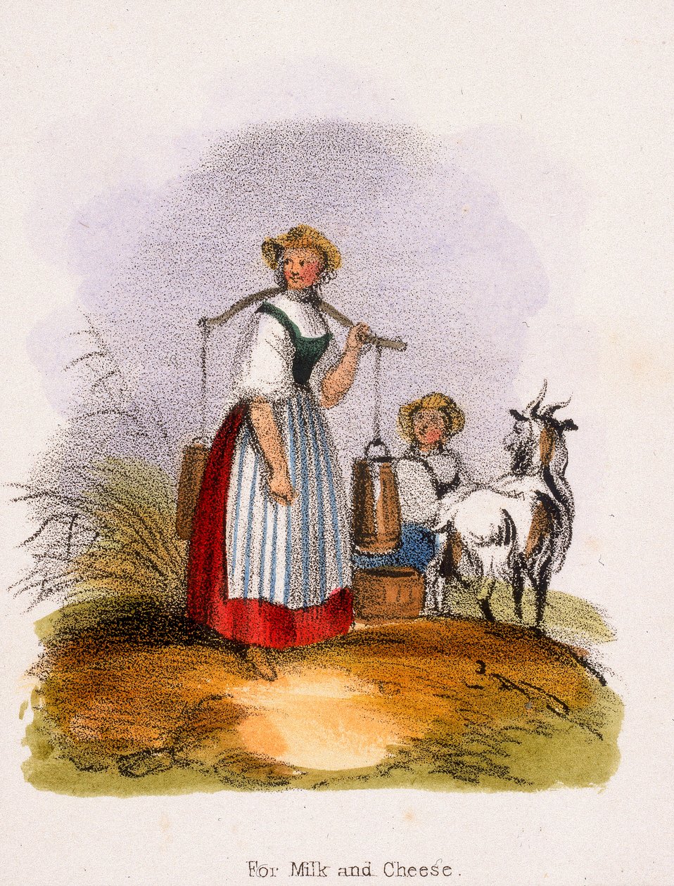 For mælk og ost, c1845 af Benjamin Waterhouse Hawkins