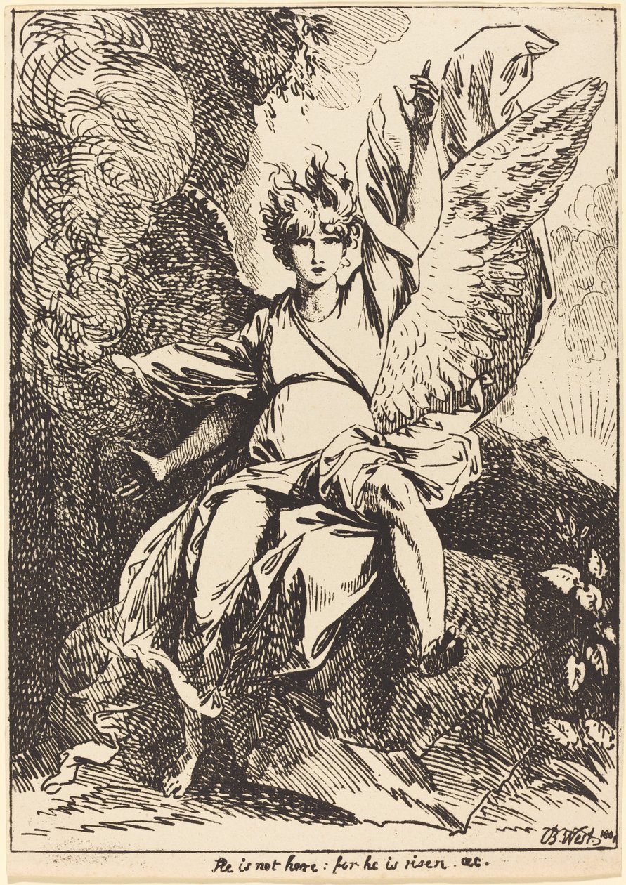 Opstandelsens engel af Benjamin West