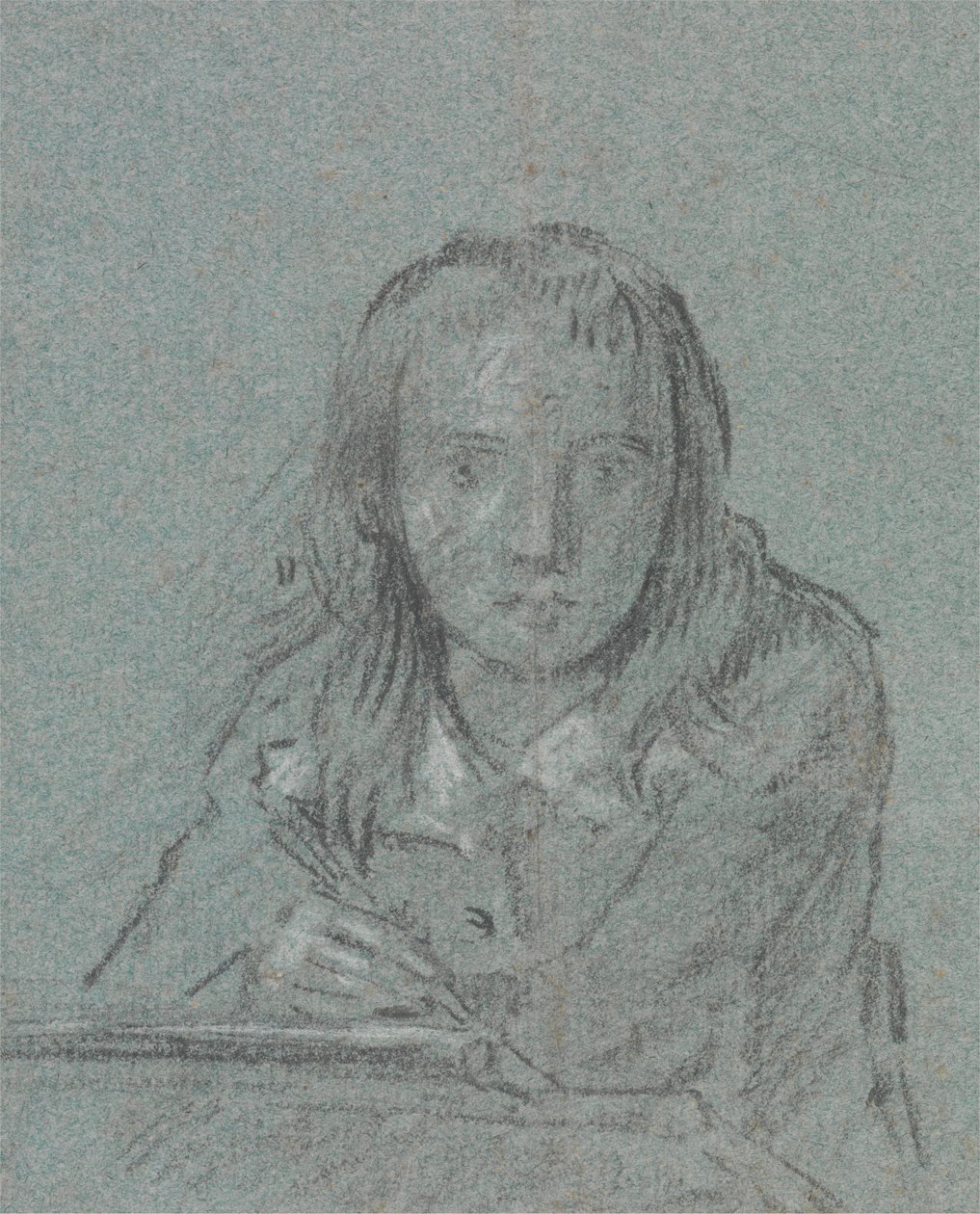 Kunstnerens søn skriver af Benjamin West