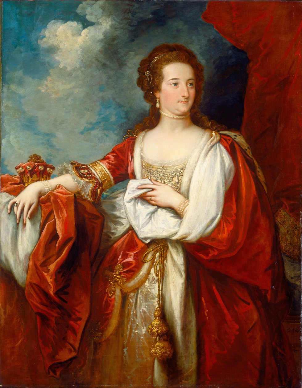 Elizabeth, grevinde af Effingham, ca. 1797. af Benjamin West