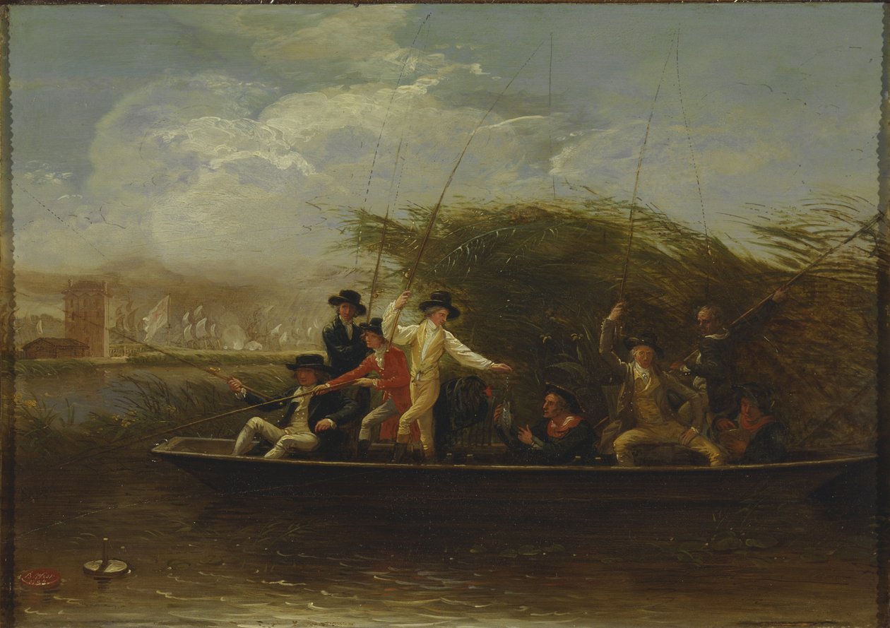 Fiskeri for herrer af Benjamin West