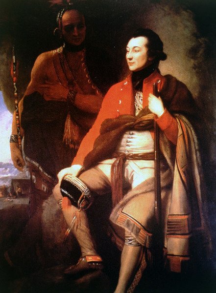 Guy Johnson (olie på lærred) af Benjamin West