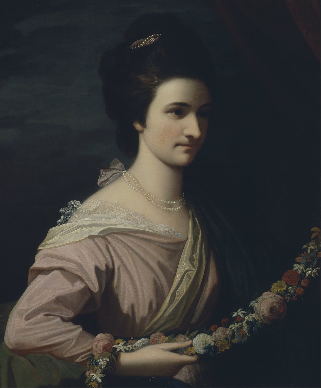 Frøken Elizabeth Milward af Benjamin West