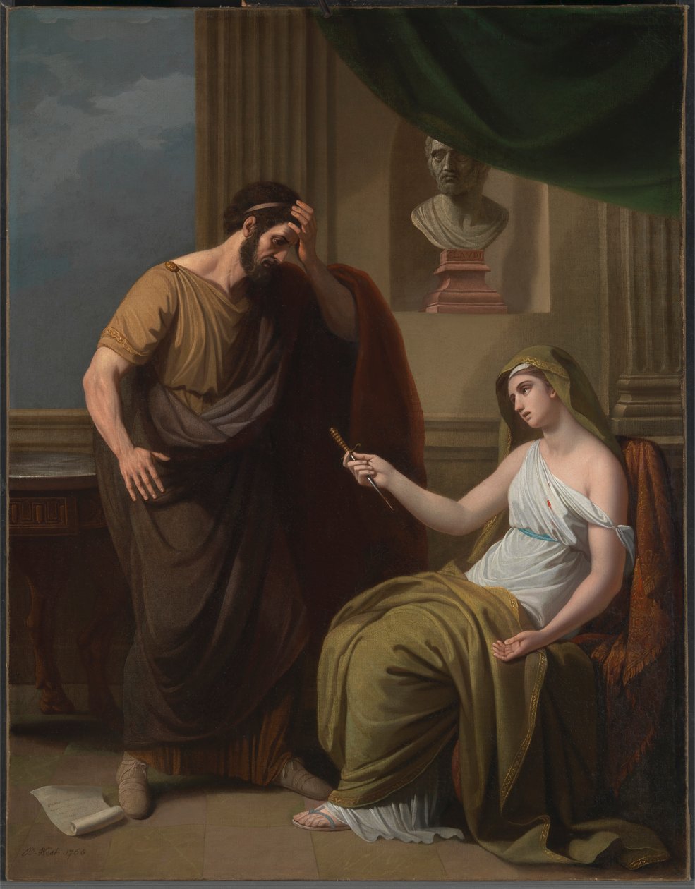 Paetus og Arria af Benjamin West