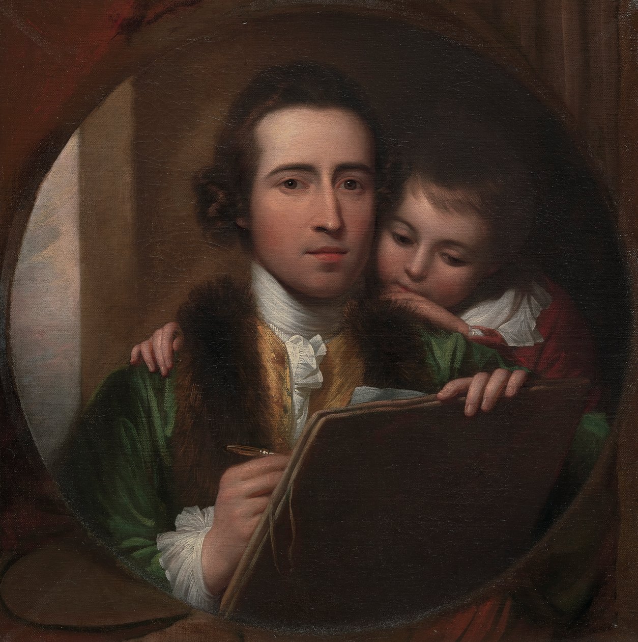 Kunstneren og hans søn Raphael af Benjamin West