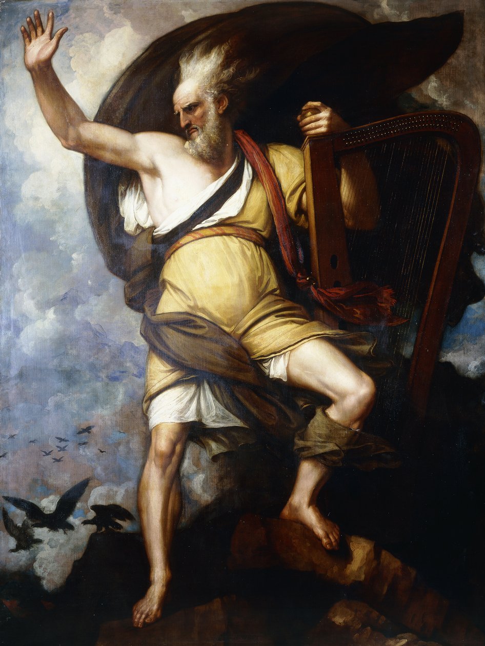Barden, 1809 af Benjamin West