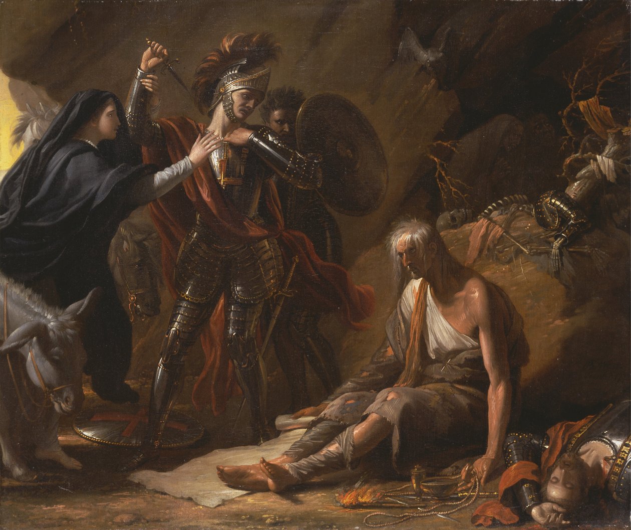 Fortvivlelsens hule af Benjamin West