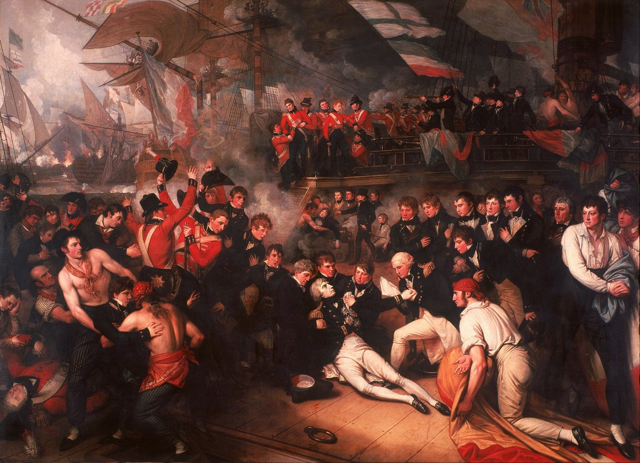 Nelsons død af Benjamin West