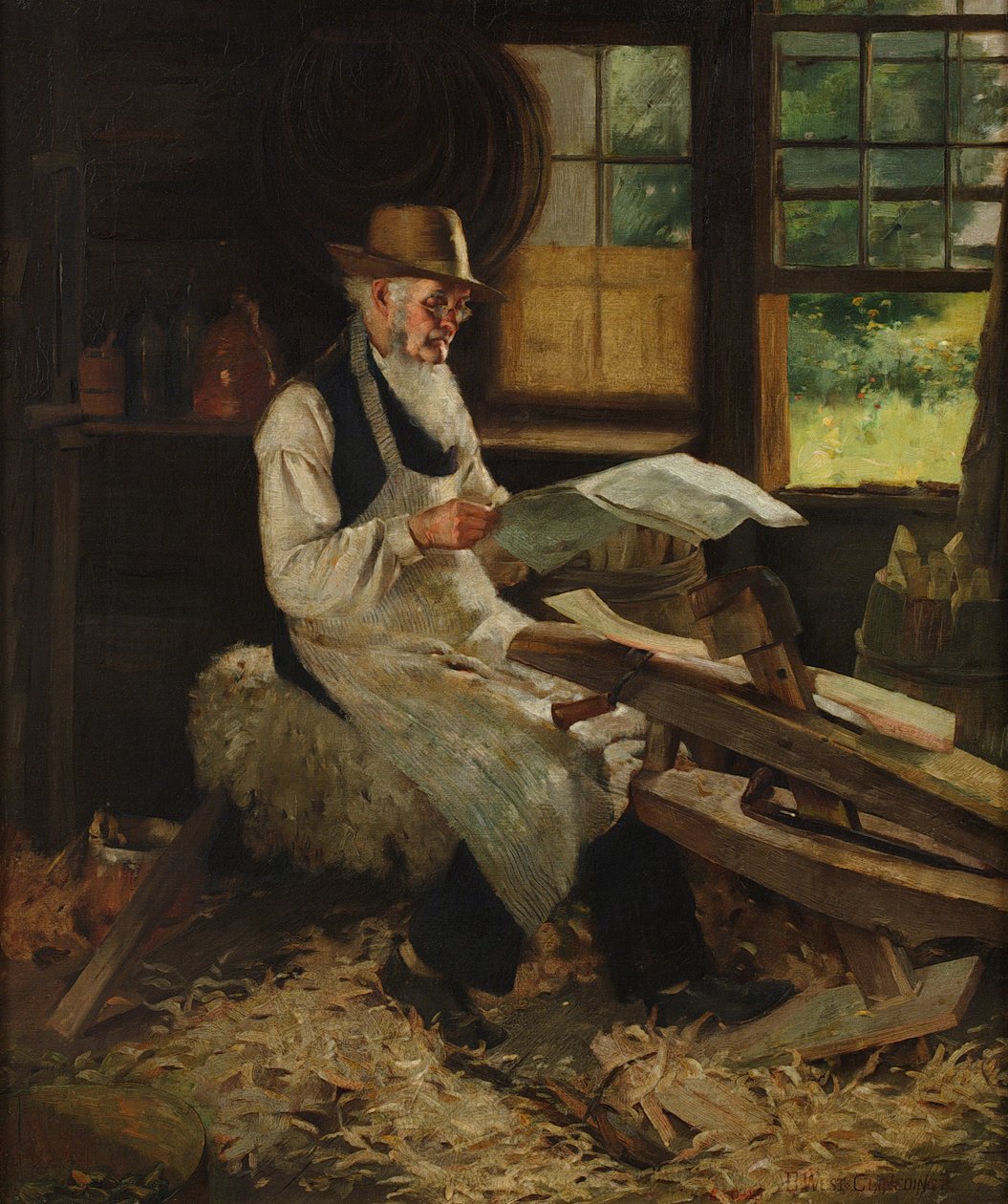 Et ledig øjeblik af Benjamin West Clinedinst