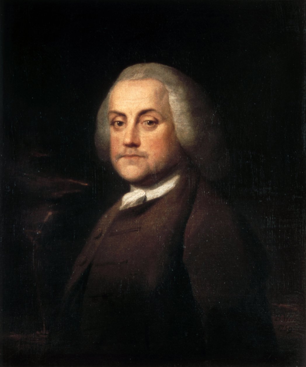Benjamin Franklin af Benjamin Wilson