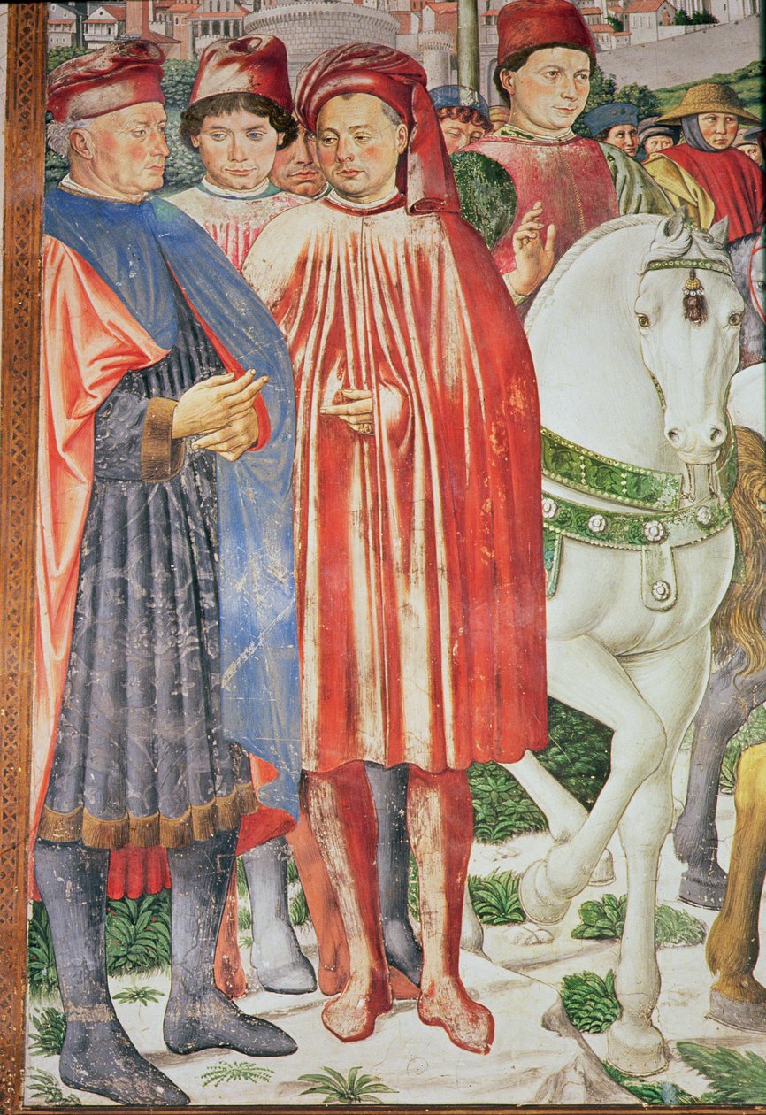 St. Augustins liv (detaljer) af Benozzo di Lese di Sandro Gozzoli