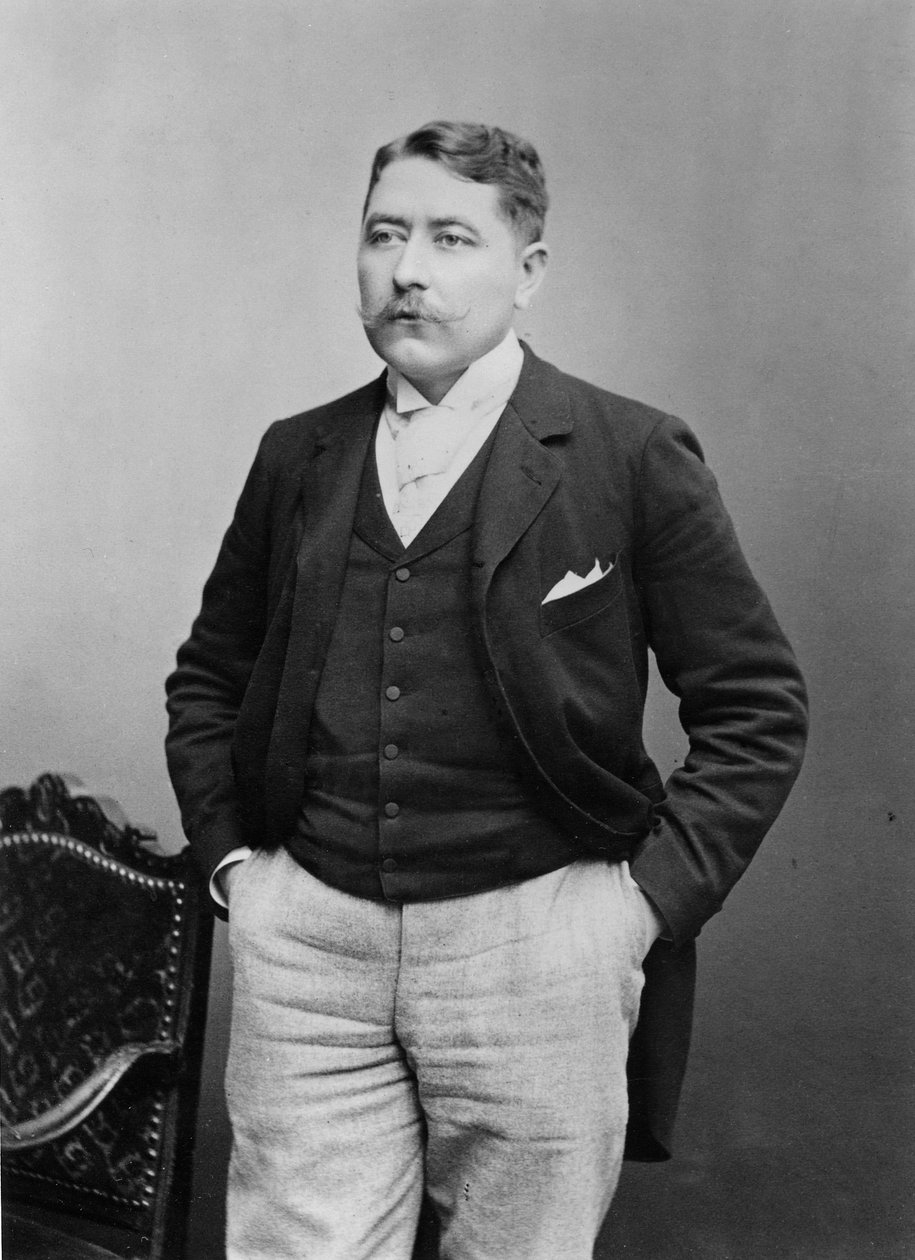 Portræt af Jean Ajalbert af Benque Studio