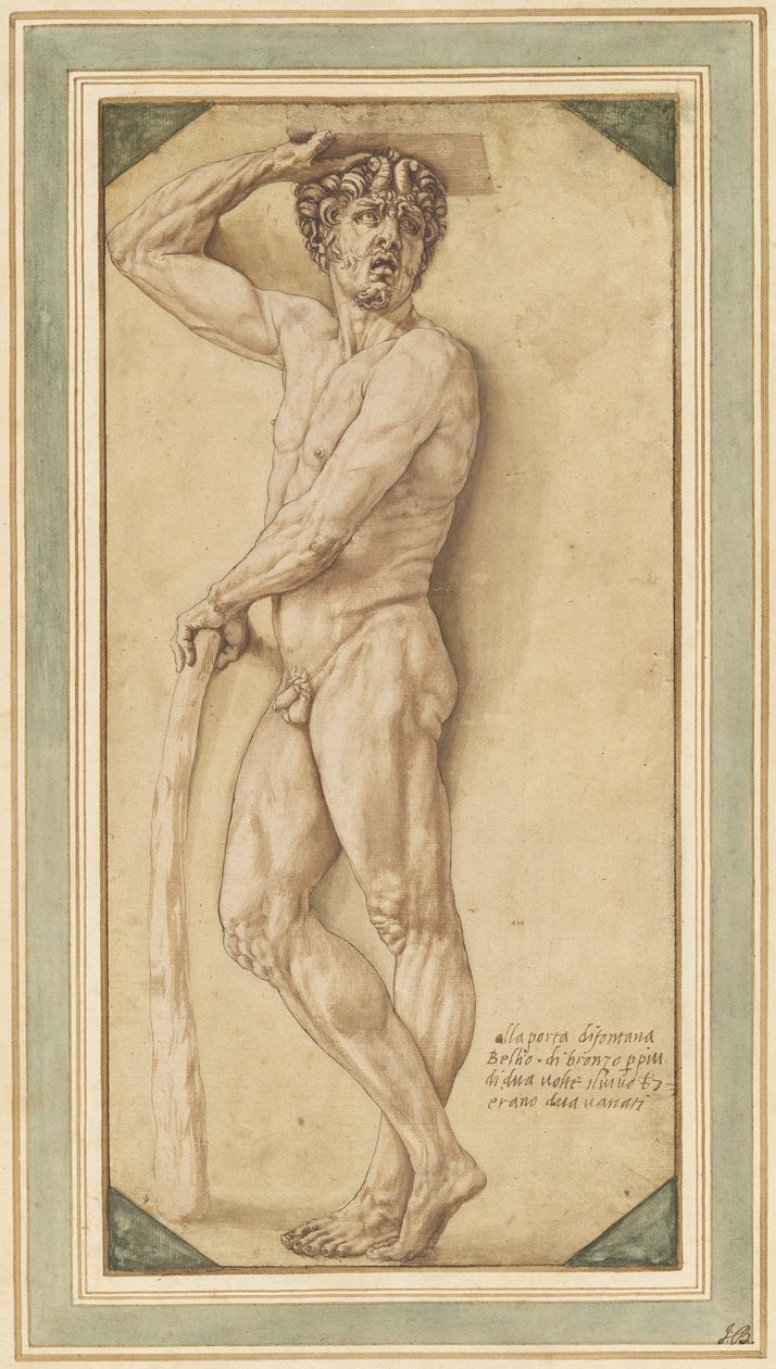 En Satyr af Benvenuto Cellini
