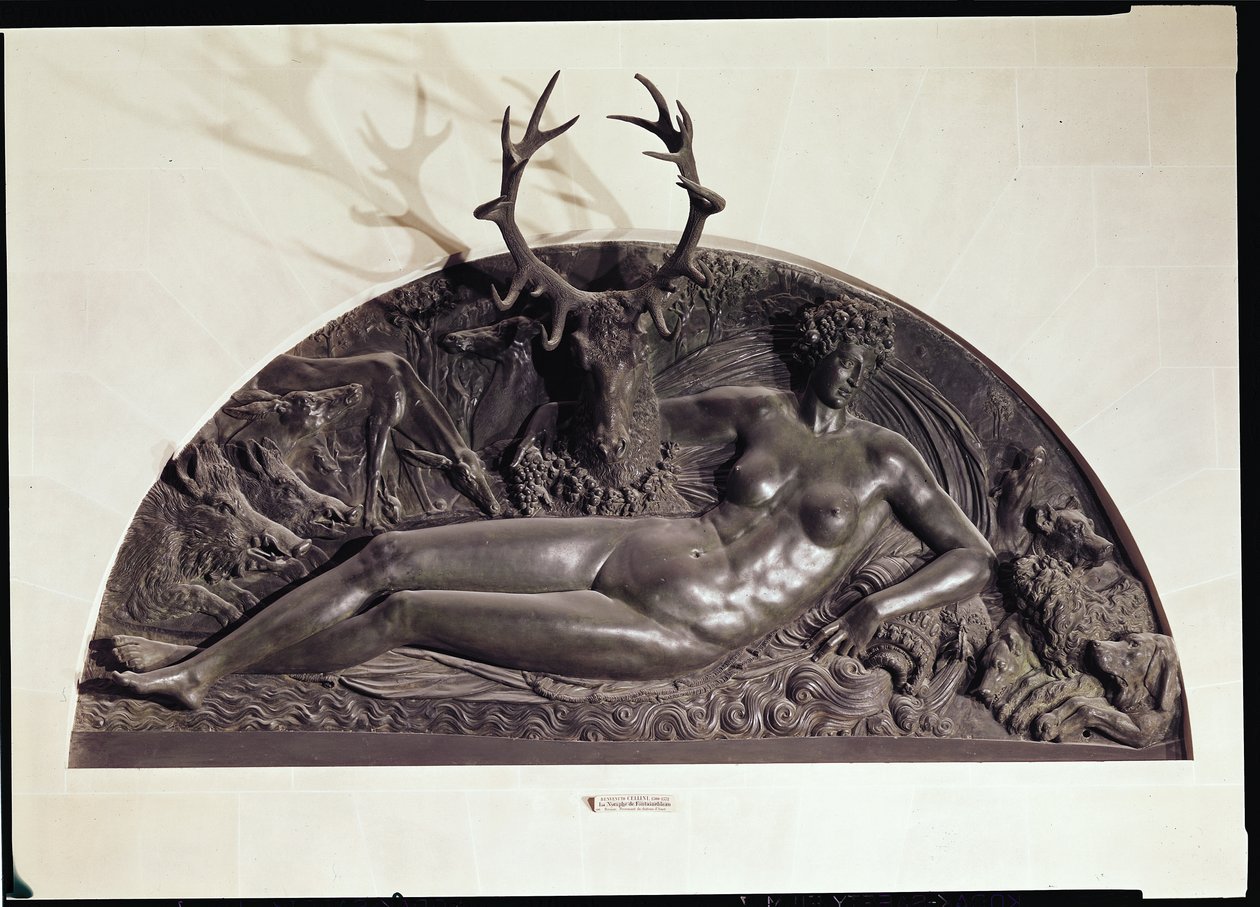 The Nymph of Fontainebleau, 1542 (bronze) af Benvenuto Cellini