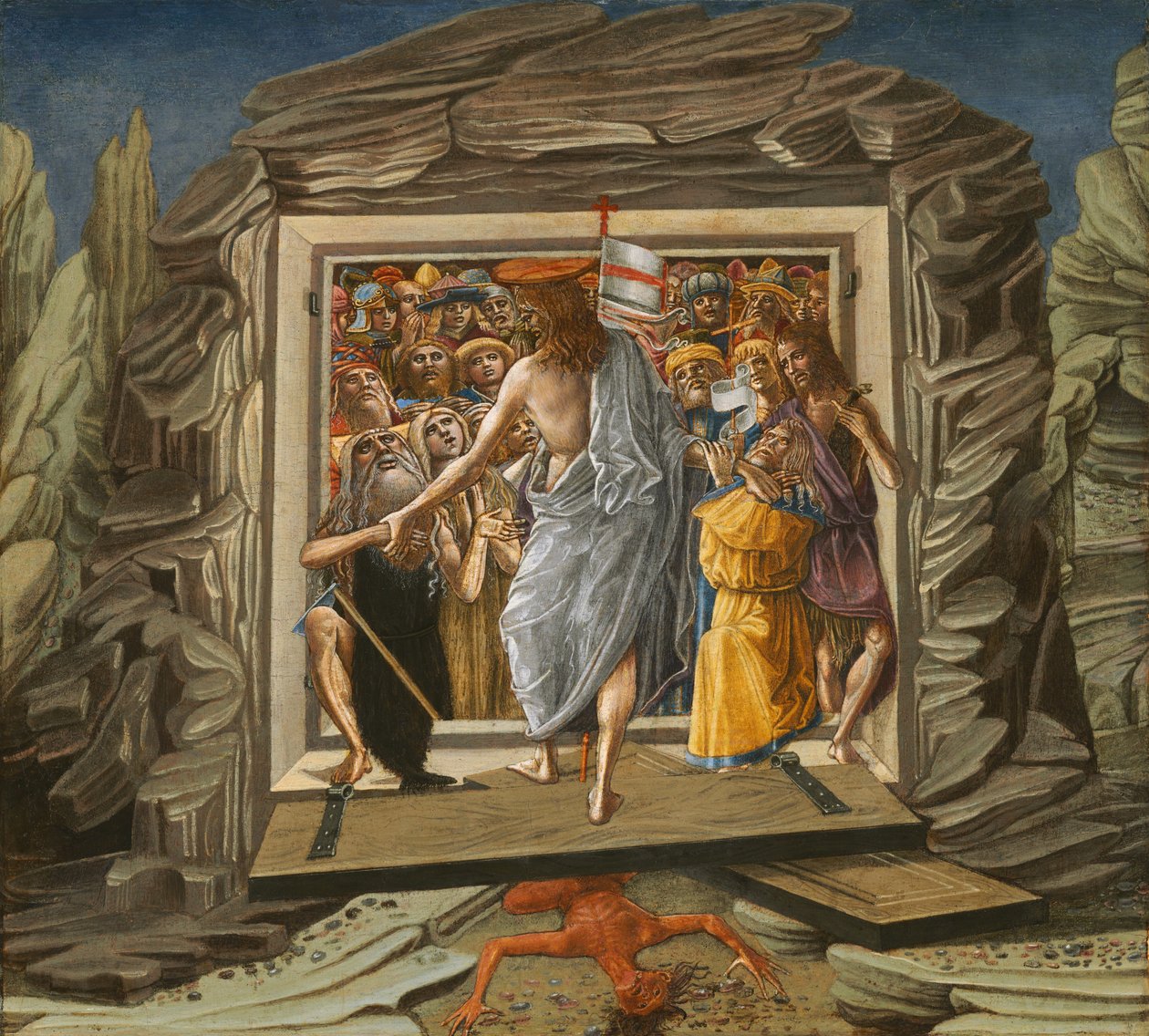 Kristus i Limbo, sandsynligvis 1491. af Benvenuto di Giovanni
