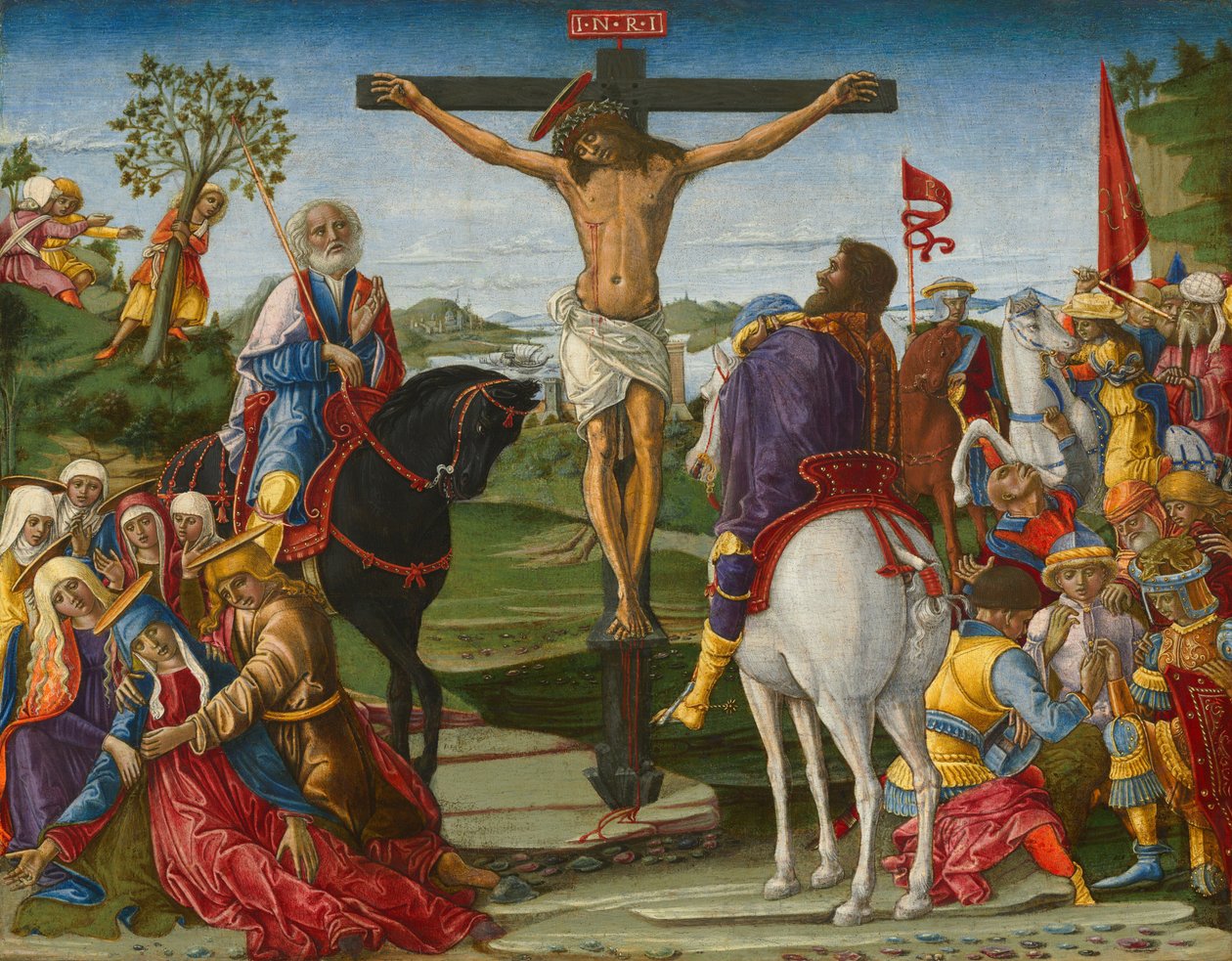 Korsfæstelsen, sandsynligvis 1491. af Benvenuto di Giovanni
