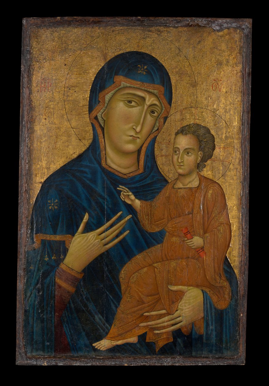 Madonna og barn af Berlinghiero Berlinghieri