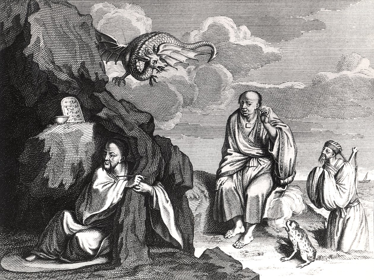 Kinesiske tryllekunstnere og troldmænd, illustration fra 