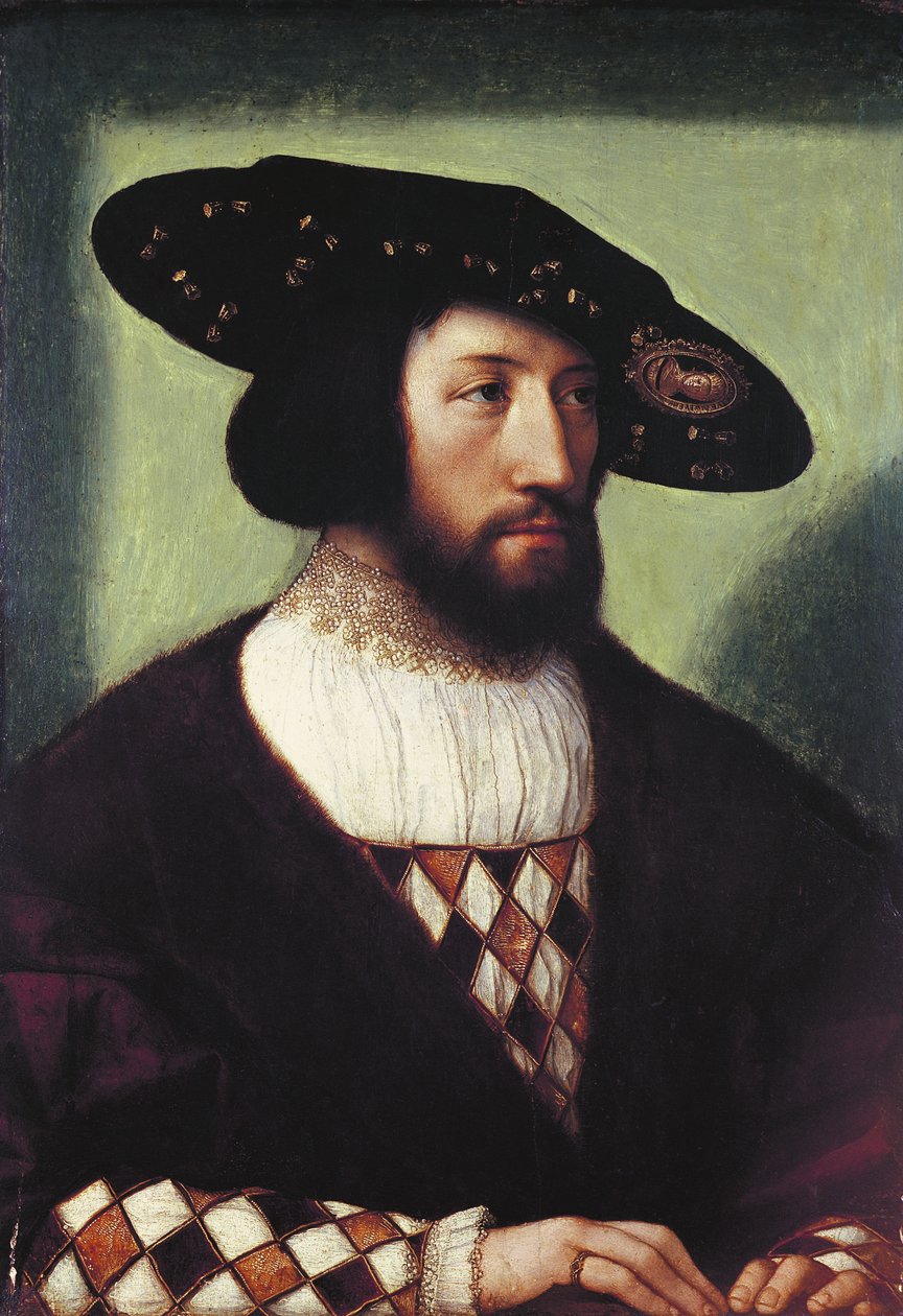 Portræt af Kristian II (1481-1559) af Bernard van Orley