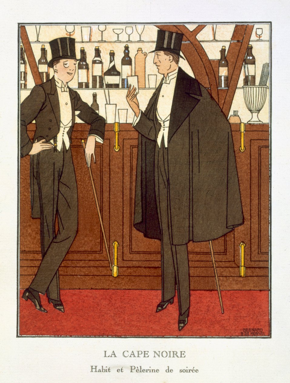 "Den sorte kappe" af Bernard Boutet de Monvel