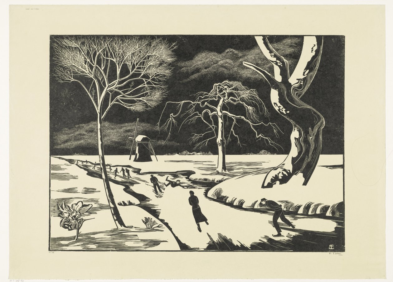 Vinteransigt, folio af Bernard Essers