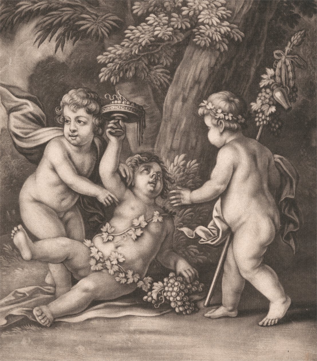 Bacchus af Bernard Lens