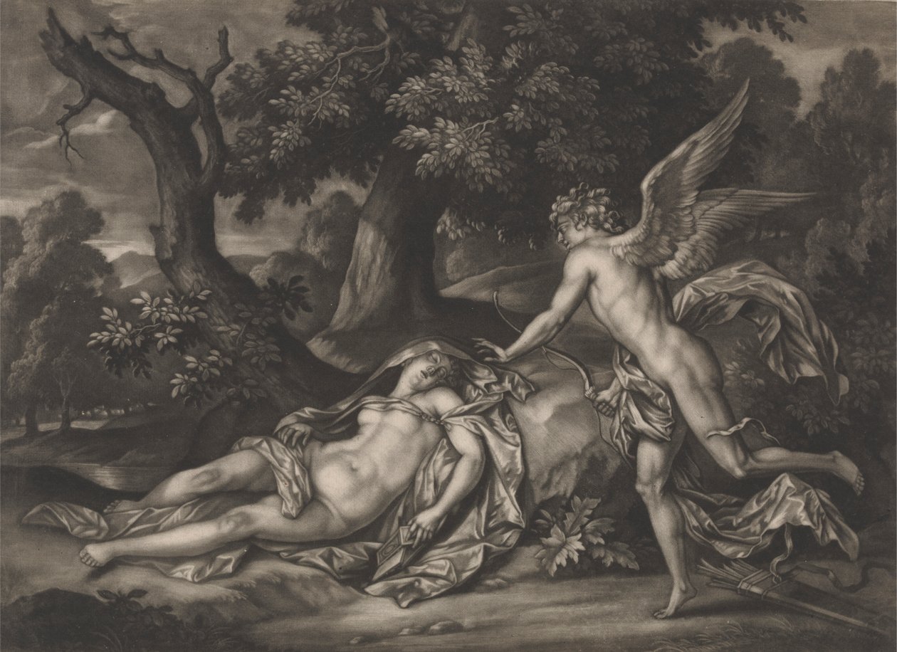 Amor og Psyche af Bernard Lens