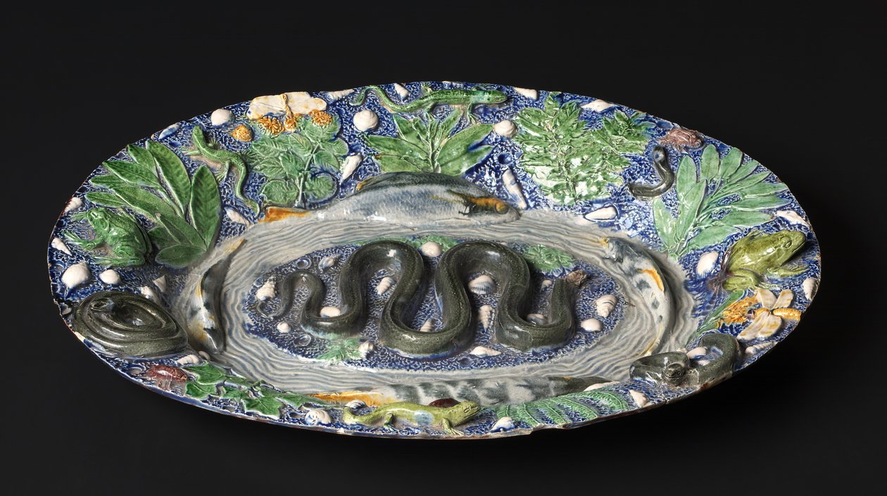 Rustik fad, slutningen af 1500-tallet. af Bernard Palissy