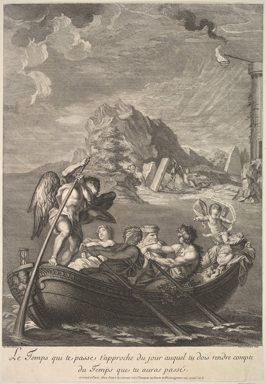 Allegori af tiden, 1690-1733. af Bernard Picart